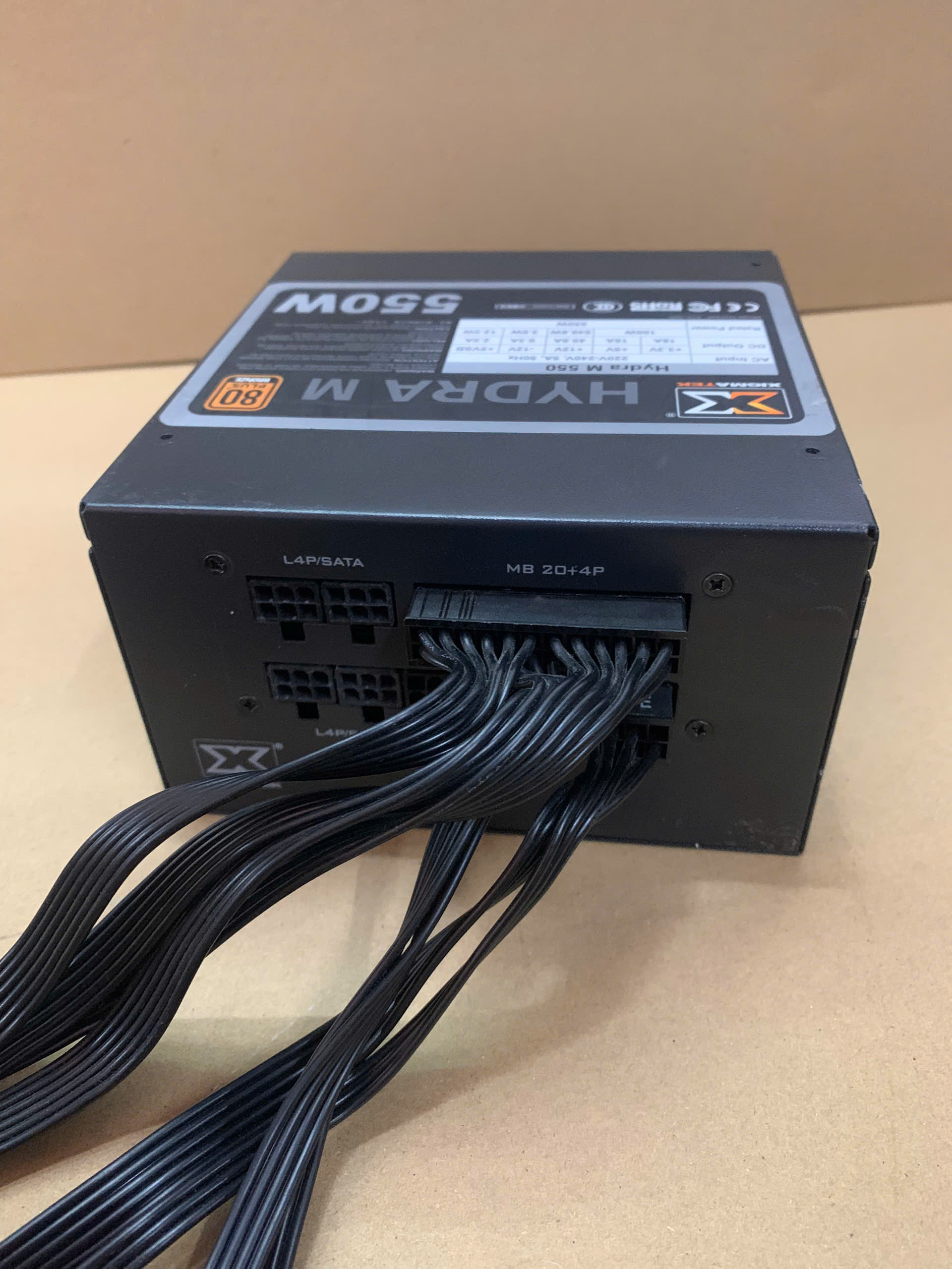 Nguồn Xigmatek HYDRA M550 (550W - 80 Plus Bronze, Full Modular) - Cũ