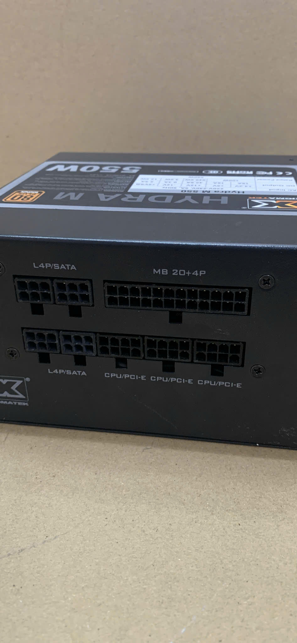 Nguồn Xigmatek HYDRA M550 (550W - 80 Plus Bronze, Full Modular) - Cũ