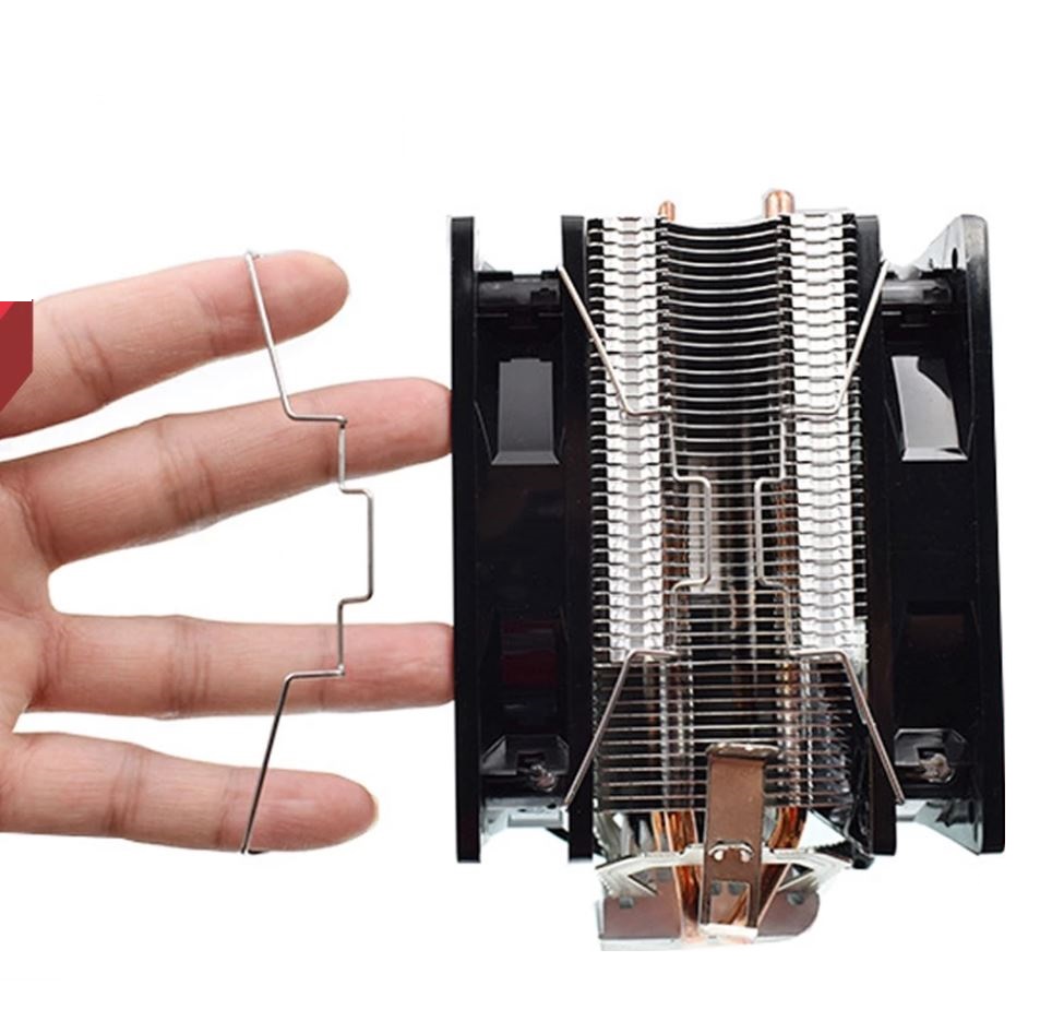 Bộ Gông, Ngàm Kim Loại Móc Giữ Quạt Vào Tản Nhiệt CPU Dạng Tháp - Kích Thước 9cm, 12cm