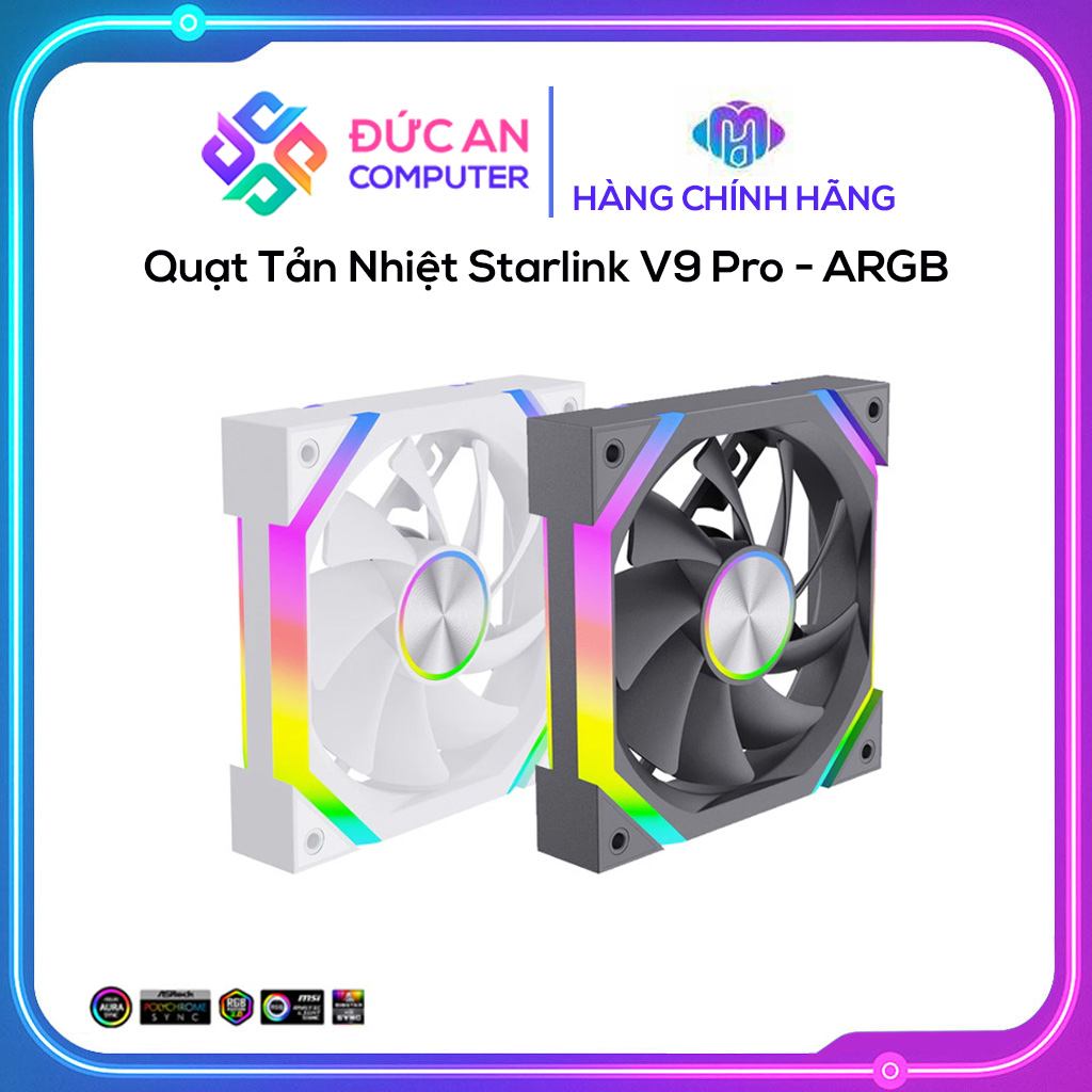 Quạt Tản Nhiệt Starlink V9 Pro - ARGB