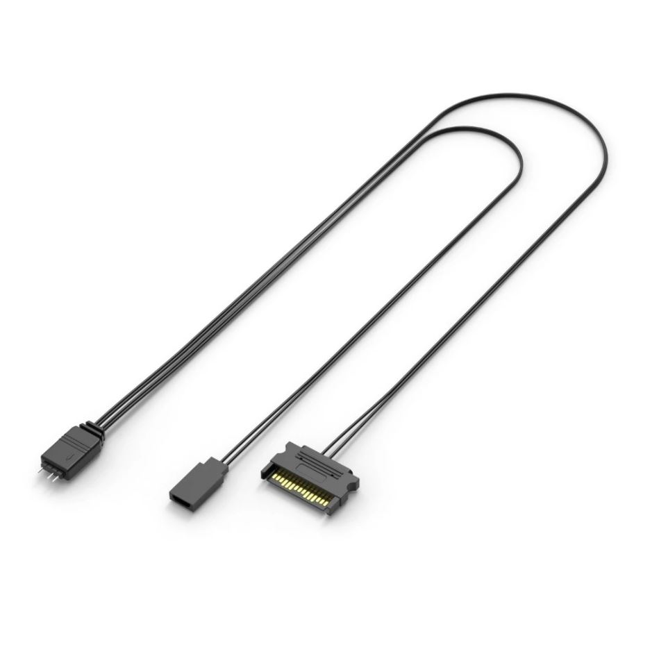 Dây Cáp Chuyển Đổi Nguồn SATA sang ARGB 3 Pin 5V