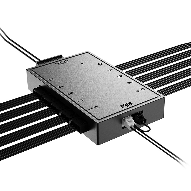 Bộ Dock ID-COOLING FH-10 Chia Chân 4 Pin PWM 1 Ra 10