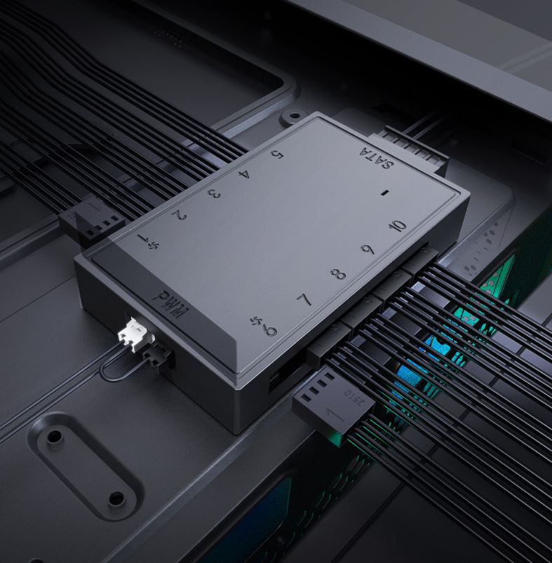 Bộ Dock ID-COOLING FH-10 Chia Chân 4 Pin PWM 1 Ra 10