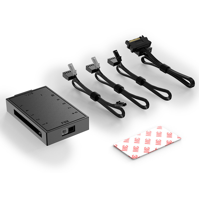 Bộ Dock ID-COOLING FH-10 Chia Chân 4 Pin PWM 1 Ra 10