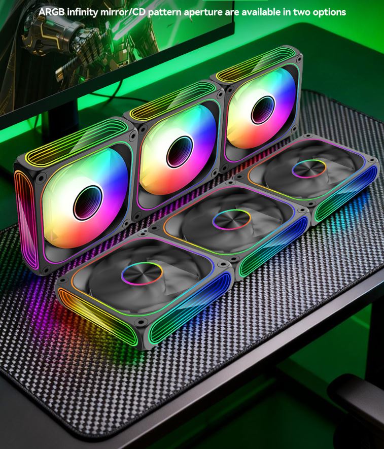 Quạt Tản Nhiệt Starlink V12 - Led ARGB