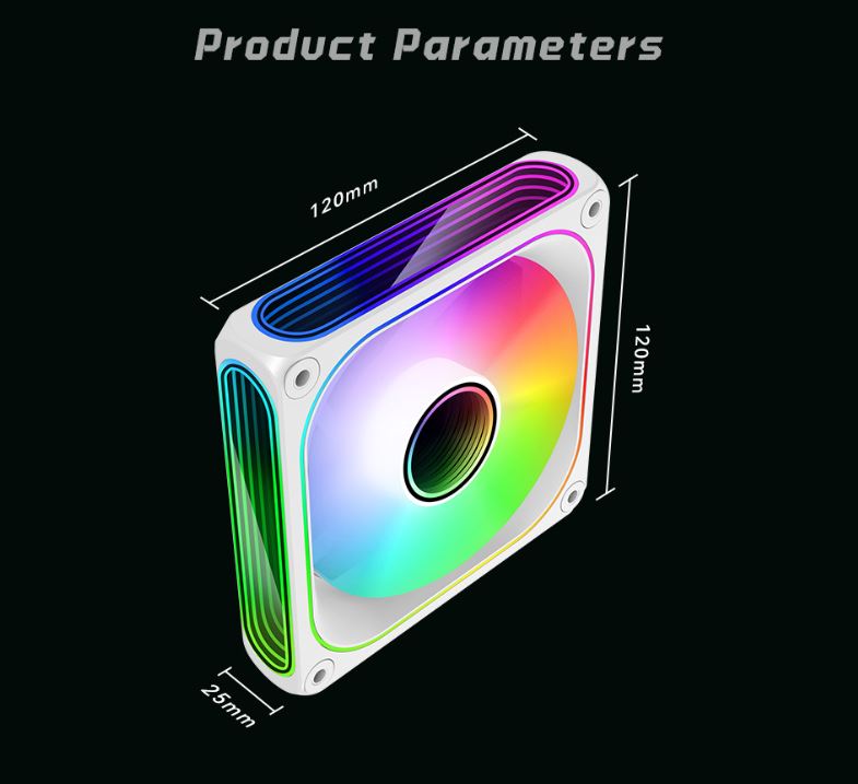 Quạt Tản Nhiệt Starlink V12 - Led ARGB