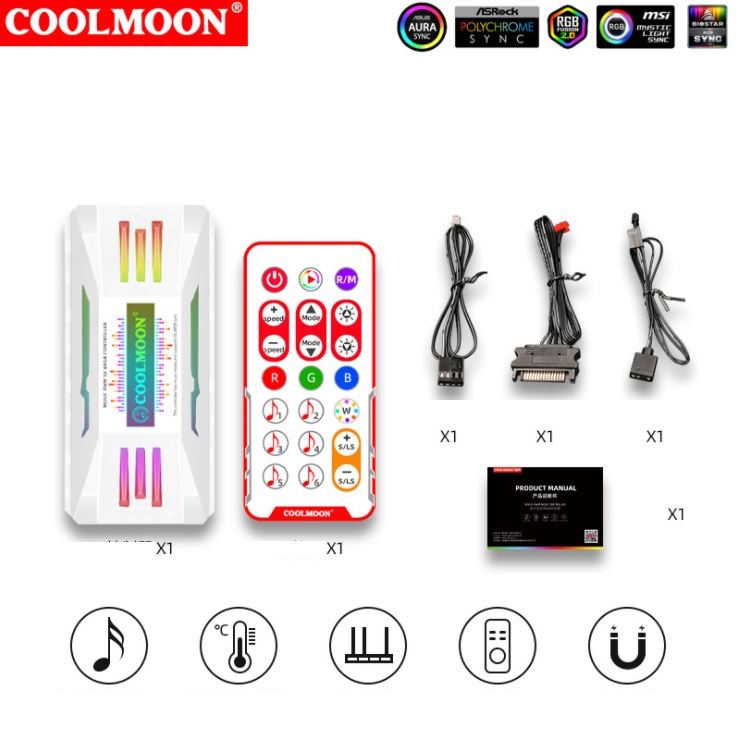 Quạt Tản Nhiệt Starlink V12 - Led ARGB