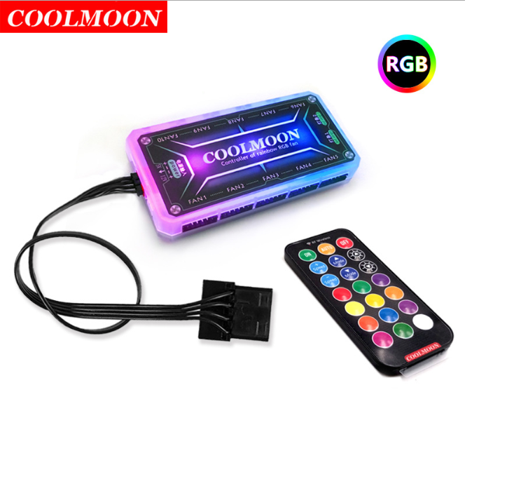 Bộ Chia Nguồn DC 12V Ra Jack Sata + Molex (12V + 5V) - Dùng Lắp Quạt Tản Nhiệt, Led RGB Cho Xe Điện, Bể Cá ...