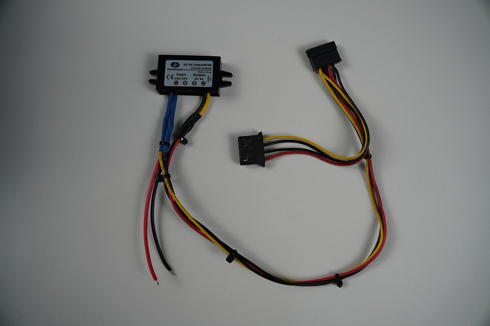 Bộ Chia Nguồn DC 12V Ra Jack Sata + Molex (12V + 5V) - Dùng Lắp Quạt Tản Nhiệt, Led RGB Cho Xe Điện, Bể Cá ...