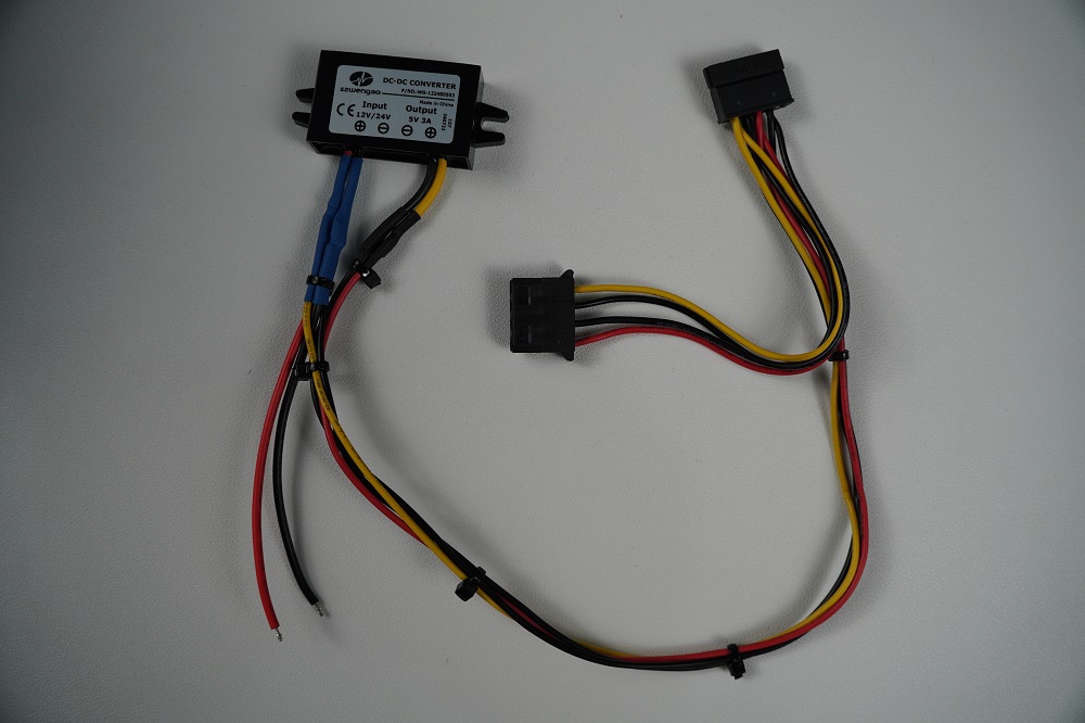 Bộ Chia Nguồn DC 12V Ra Jack Sata + Molex (12V + 5V) - Dùng Lắp Quạt Tản Nhiệt, Led RGB Cho Xe Điện, Bể Cá ...