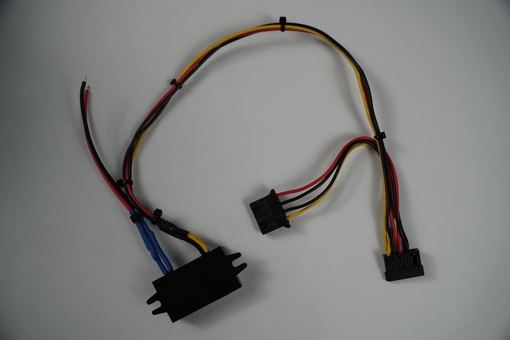 Bộ Chia Nguồn DC 12V Ra Jack Sata + Molex (12V + 5V) - Dùng Lắp Quạt Tản Nhiệt, Led RGB Cho Xe Điện, Bể Cá ...