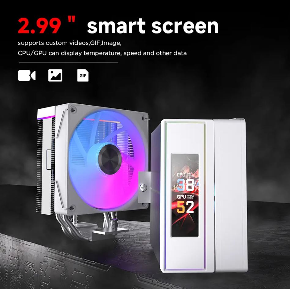 Tản Nhiệt Khí Jungle Leopard K400 LCD - Màn Hình 2.99