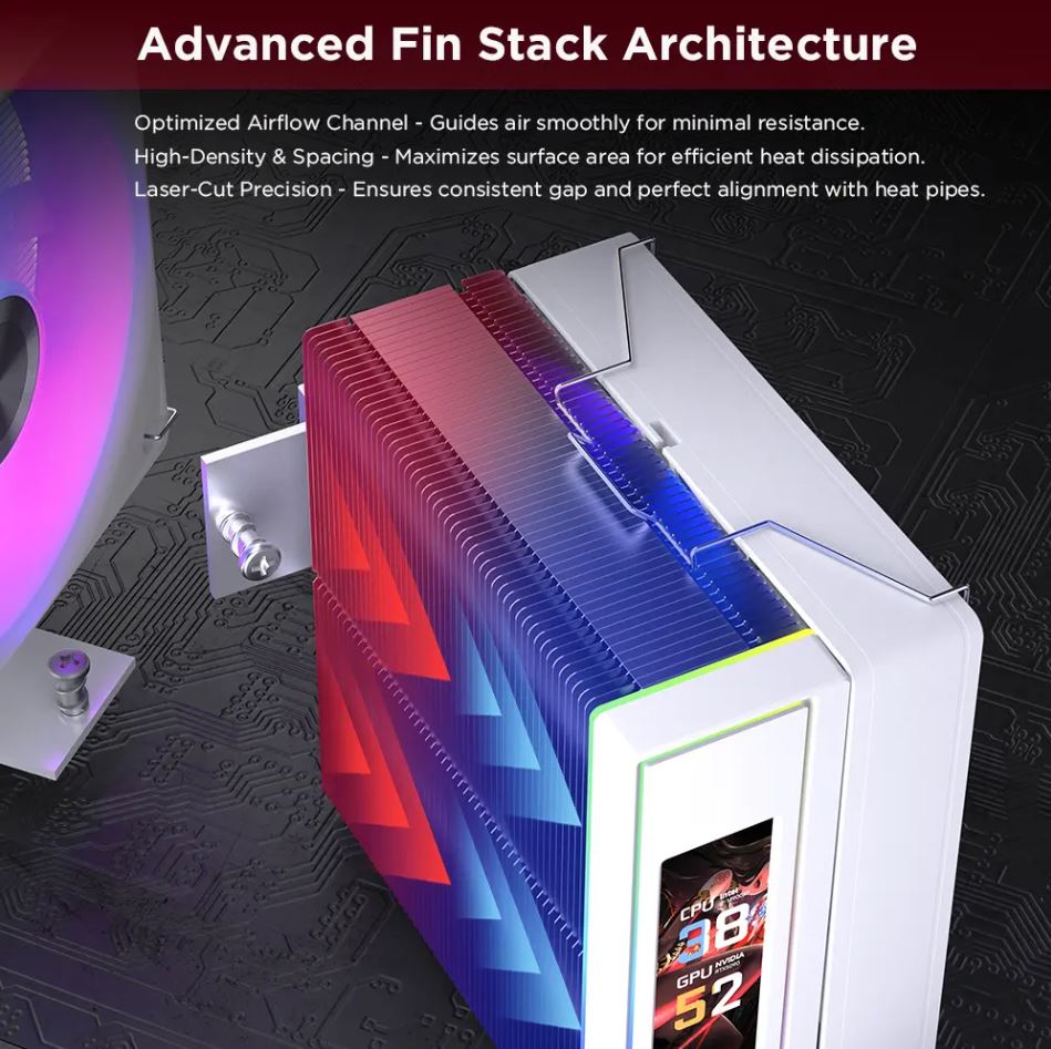 Tản Nhiệt Khí Jungle Leopard K400 LCD - Màn Hình 2.99