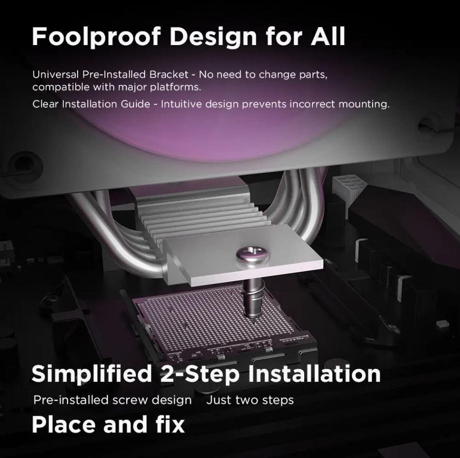 Tản Nhiệt Khí Jungle Leopard K400 LCD - Màn Hình 2.99