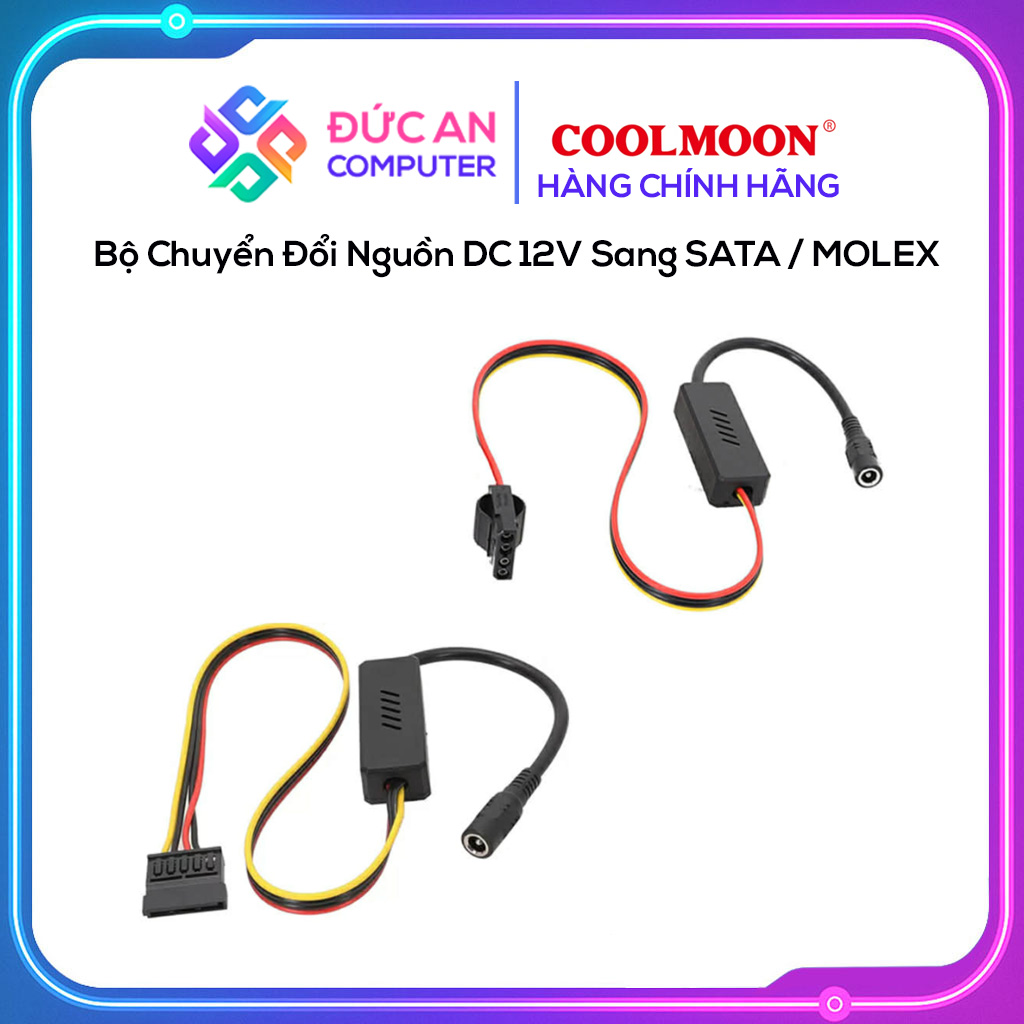 Bộ Chuyển Đổi Nguồn DC 12V Sang SATA / Molex 4PIN
