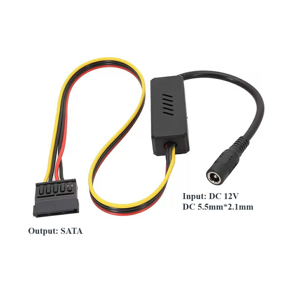Bộ Chuyển Đổi Nguồn DC 12V Sang SATA / Molex 4PIN