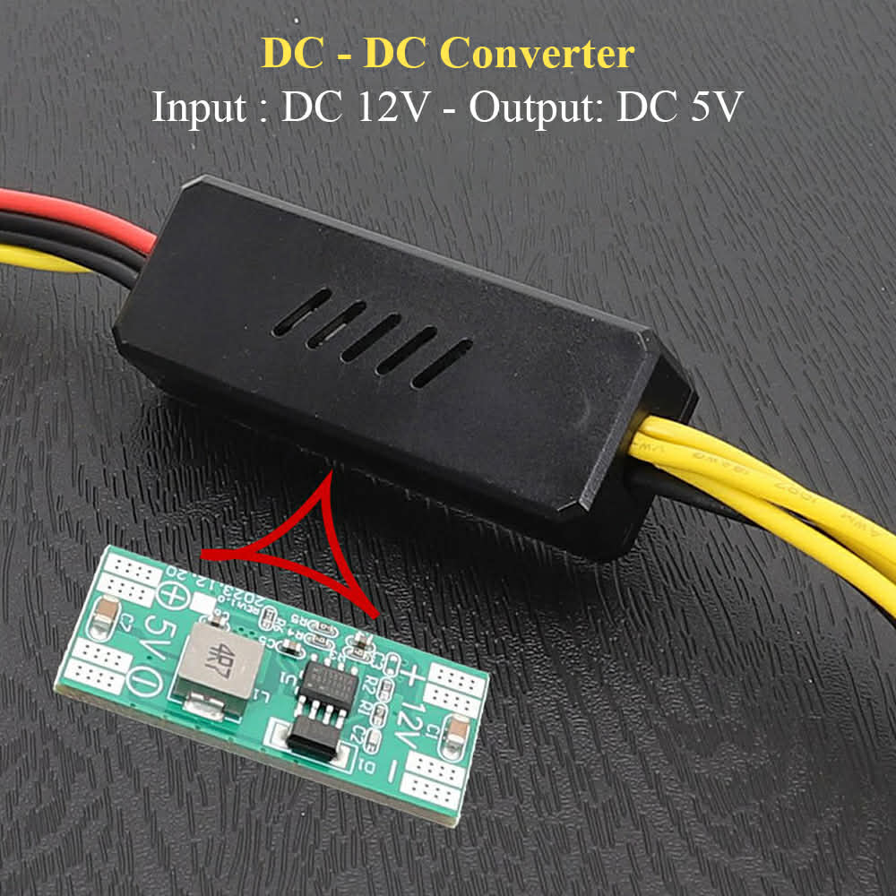 Bộ Chuyển Đổi Nguồn DC 12V Sang SATA / Molex 4PIN