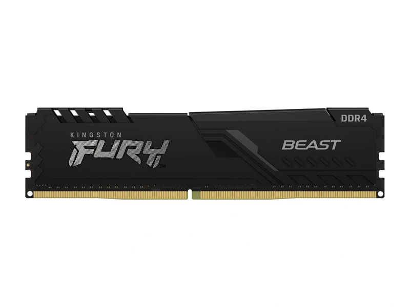 Ram PC Kingston Fury 16GB DDR4 3200MHz C16 Beast Black (KF432C16BB/16)