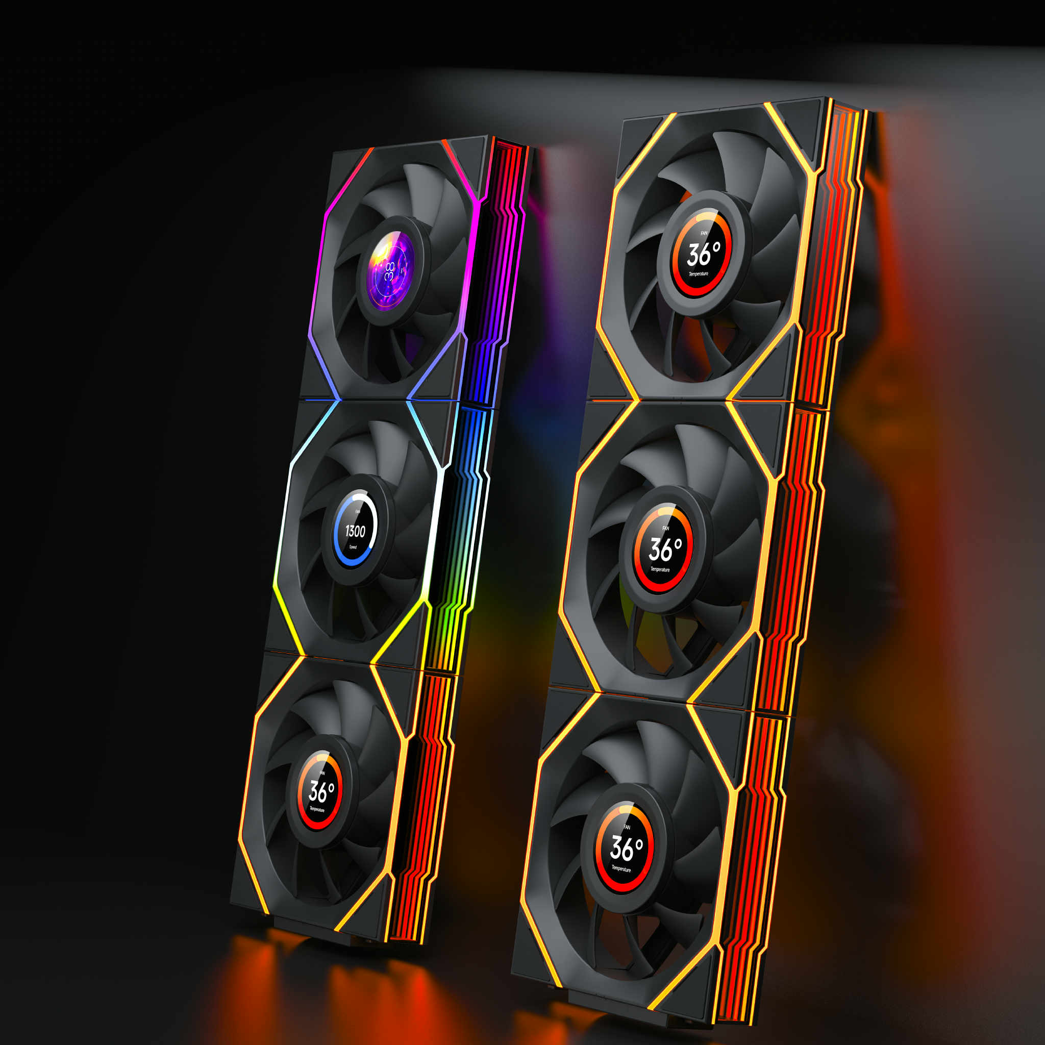 Quạt Tản Nhiệt Jungle Leopard Interstellar V4 LCD