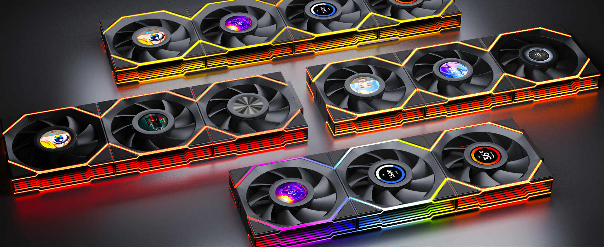 Quạt Tản Nhiệt Jungle Leopard Interstellar V4 LCD