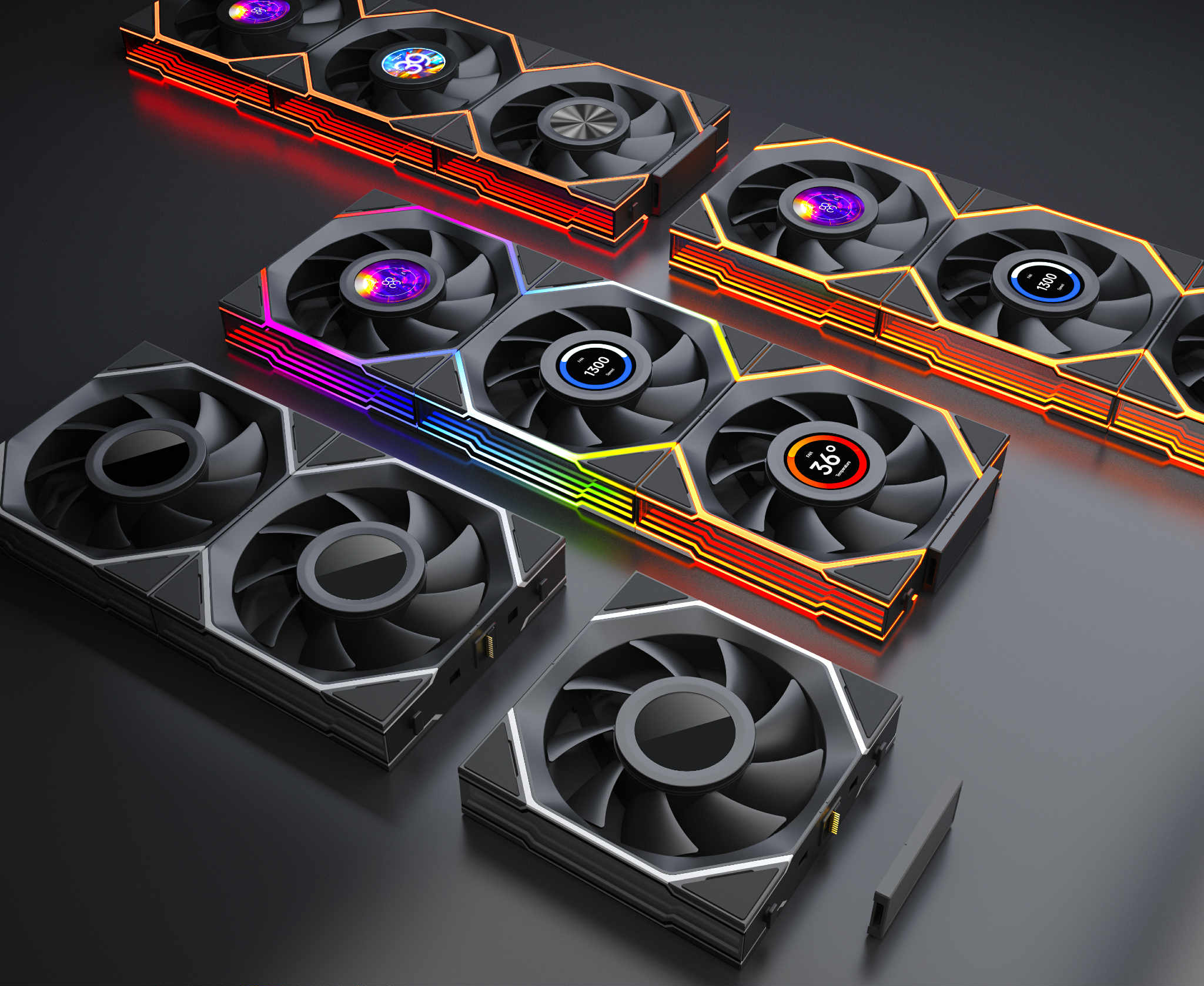 Quạt Tản Nhiệt Jungle Leopard Interstellar V4 LCD