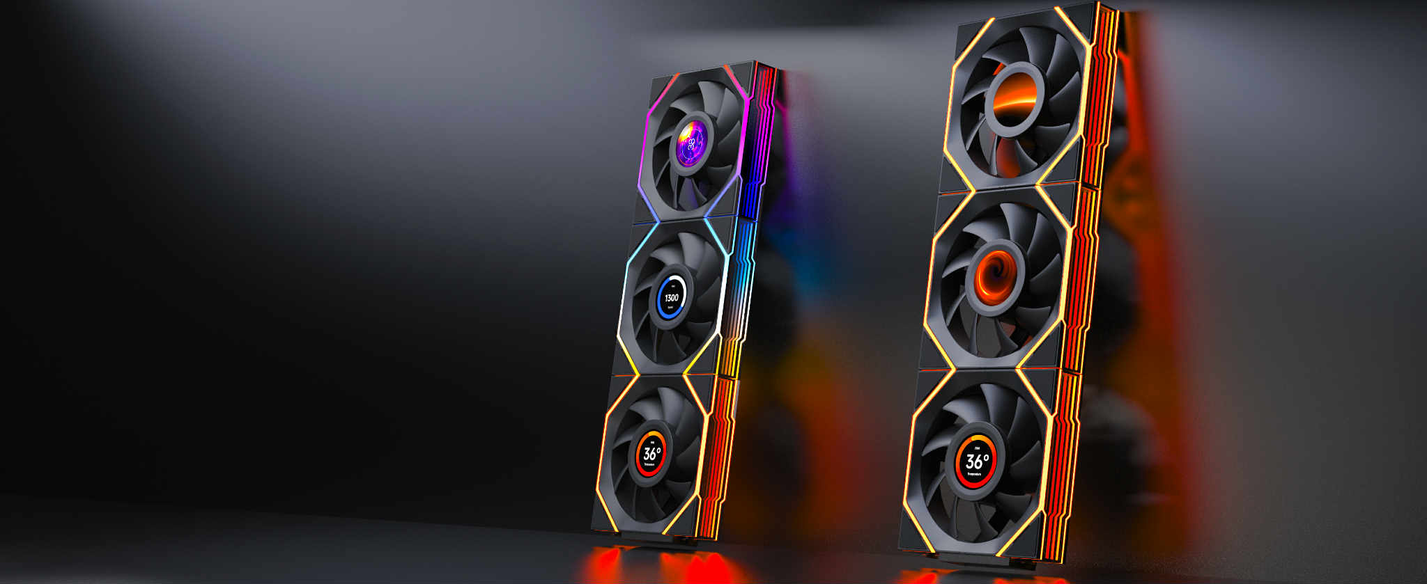 Quạt Tản Nhiệt Jungle Leopard Interstellar V4 LCD