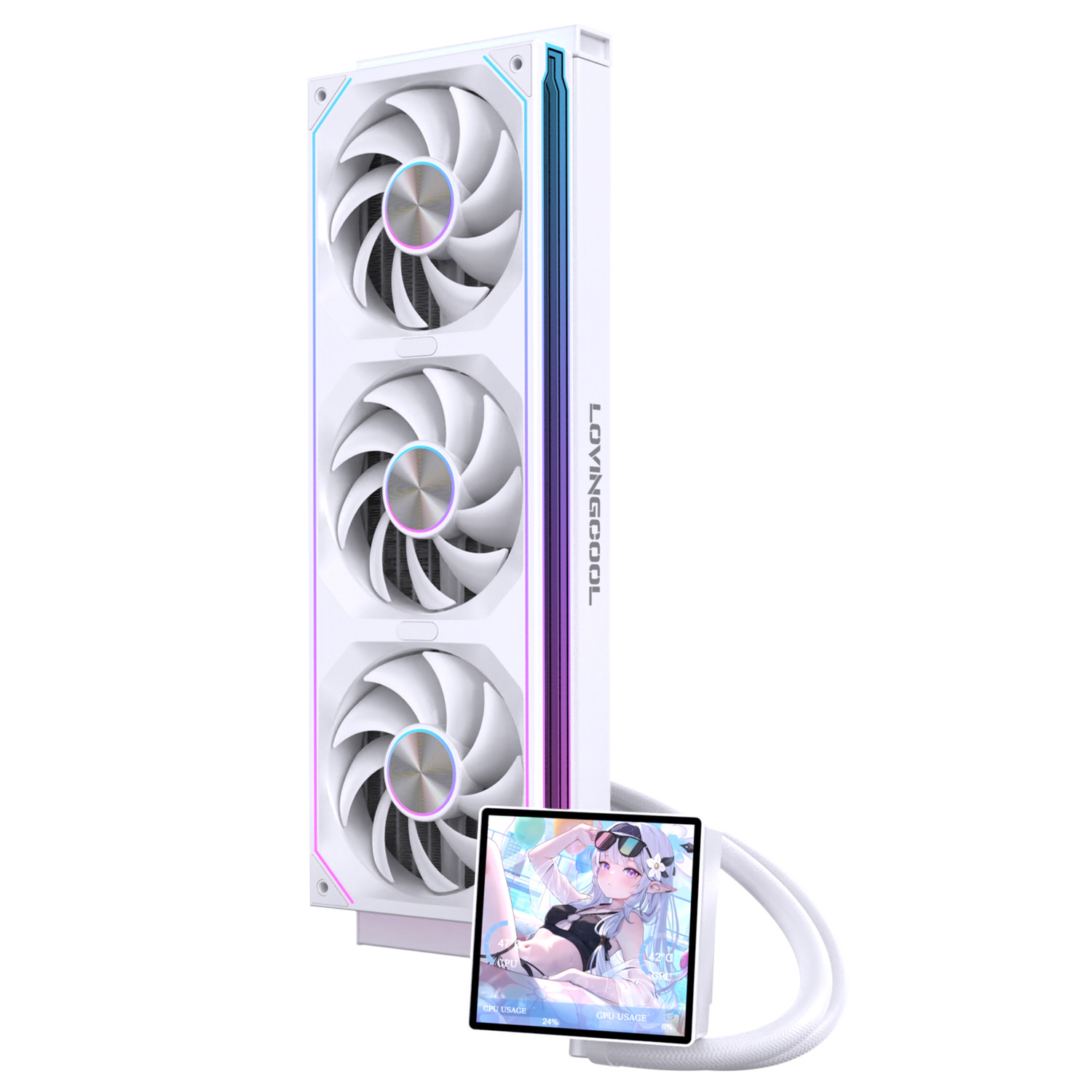 Tản Nhiệt Nước All In One Loving Cool SC60 - Màn Hình LCD 4.0 inch