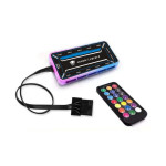 Bộ Hub Kết Nối Nguồn Và Điều Khiển Fan Led RGB Jungle Leopard (10 Cổng 6 Pin + 2 Cổng 4 Pin)