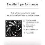 Quạt Tản Nhiệt Jungle Leopard F8 V3 - Màu Đen