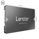 Ổ Cứng SSD LEXAR NS100 256GB SATA III 2.5 inch (LNS100-256RB)