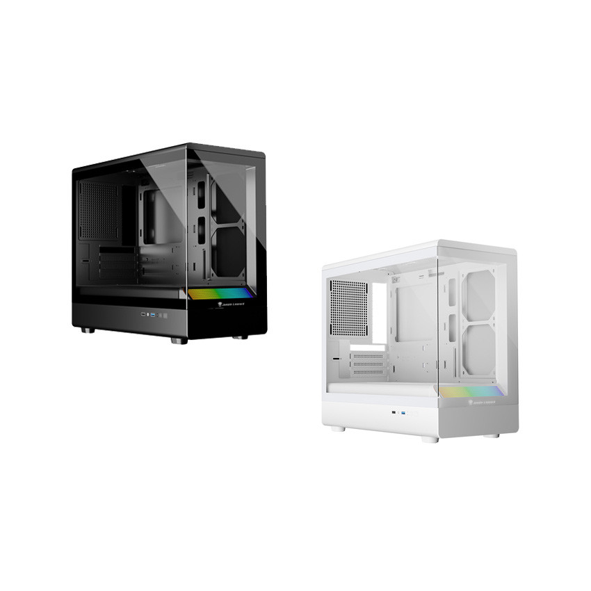 Vỏ Case 2 Mặt Kính Cường Lực Jungle Leopard MS-01 (M-ATX)