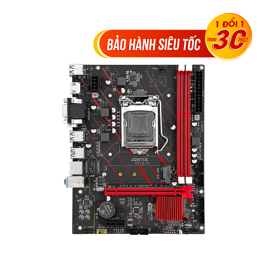 Mainboard JGINYUE H81M-H (HDMI, VGA, NVME)