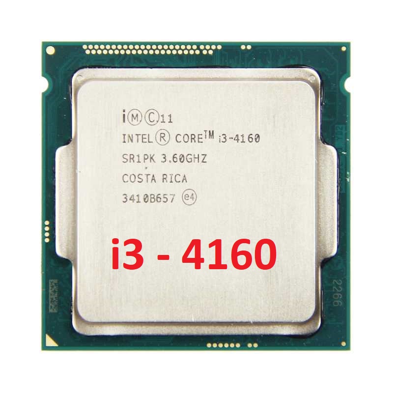 CPU Intel Core i3 4160 (3.60GHz, 3M, 2 Cores 4 Threads)