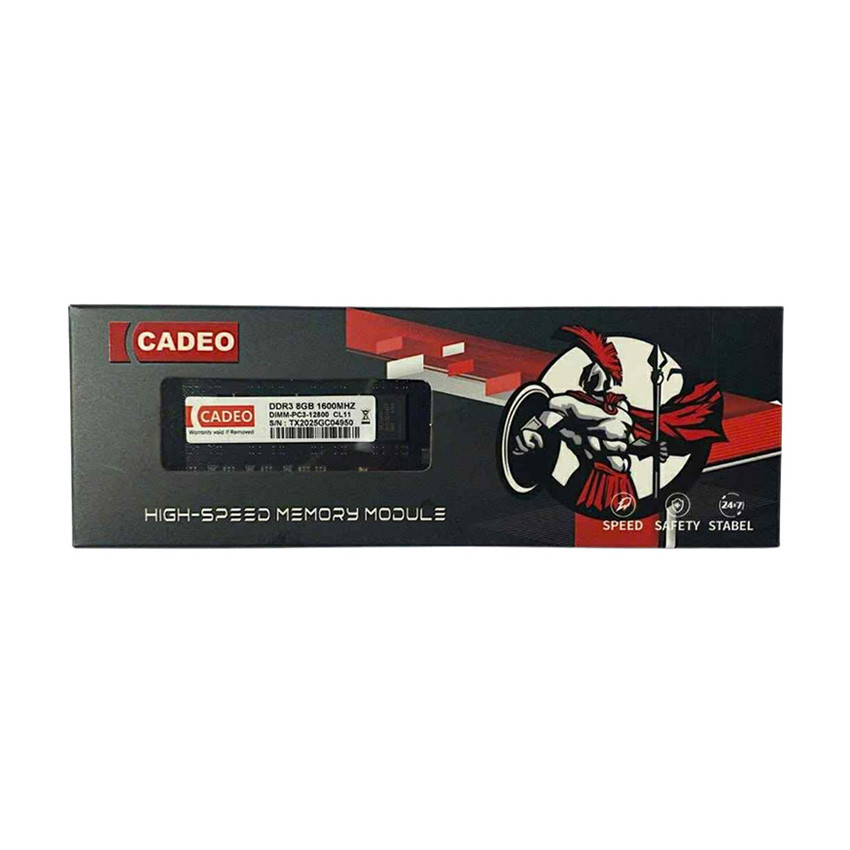 Ram CADEO 8GB DDR3 Bus 1600Mhz