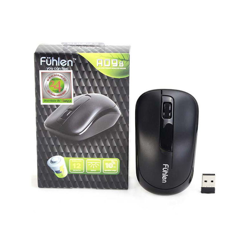 Chuột Không Dây Fuhlen A09B (Wireless 2.4Ghz)