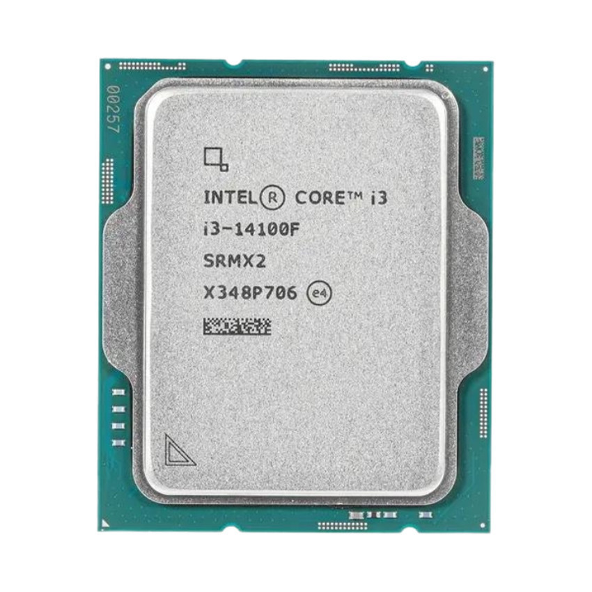 CPU Intel Core i3-14100F Tray New (UP TO 4.7GHZ, 4 NHÂN 8 LUỒNG, 12MB CACHE, 60W)