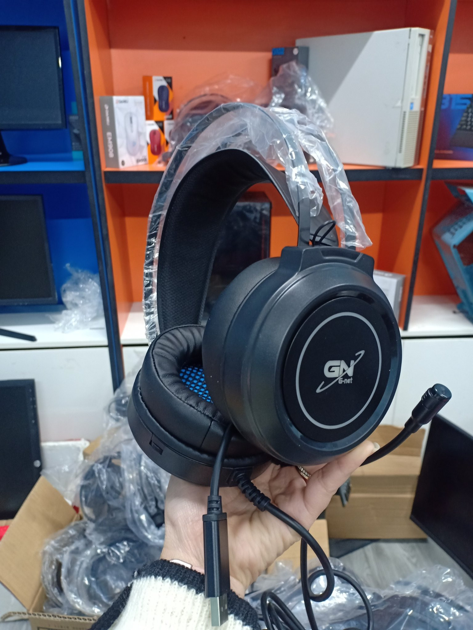 Tai Nghe G-Net GH115S (RGB / USB / Đen)