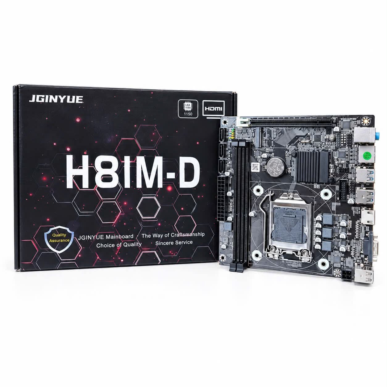 Mainboard JGINYUE H81M-D (HDMI, VGA, NVME)